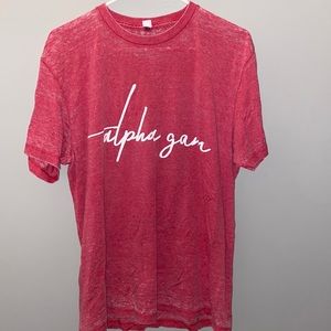 Alpha Gam tee